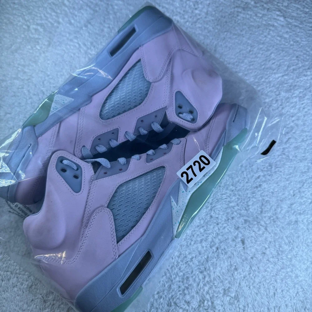 Air Jordan 5 Retro Easter Regal Pink Ghost Copa Size 10.5 Men Shoes Sneakers